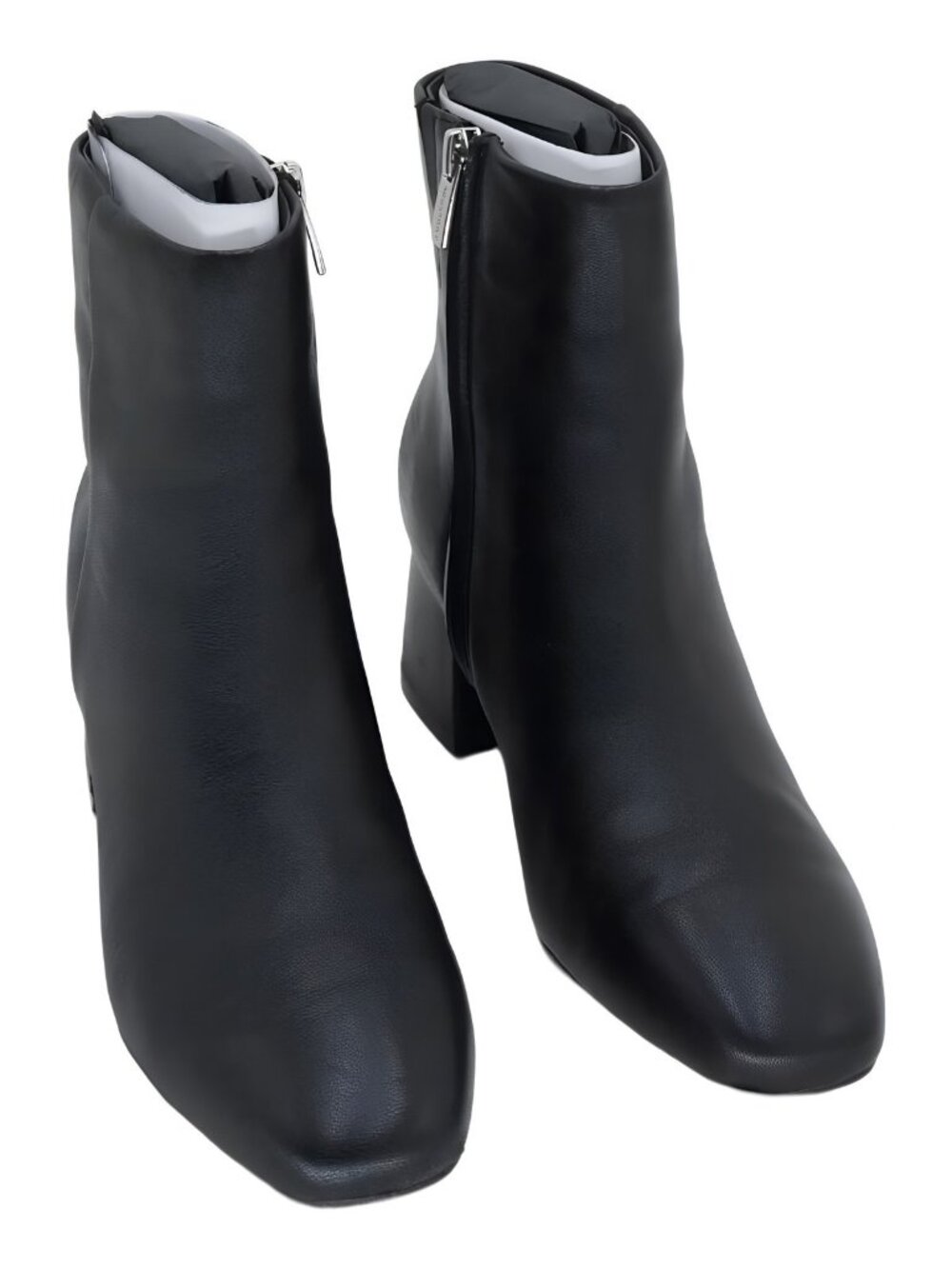 Rockport Okaeli Block Heel Boots Black Leather Women's US 6